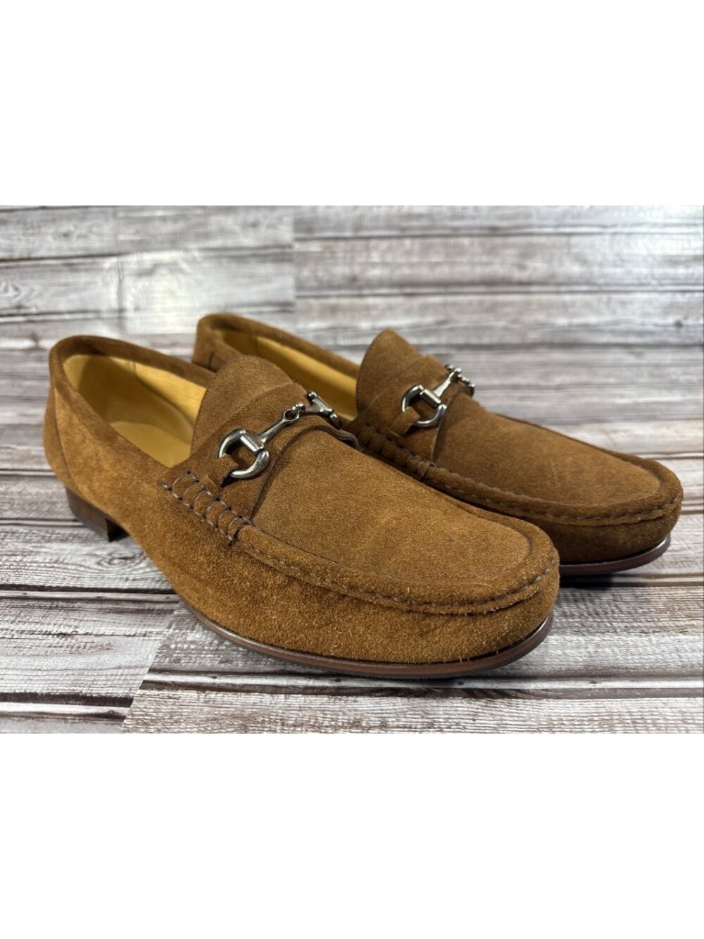 Beckett Simonon Beaumont Horsebit Loafers Sz 11.5 Color Chestnut Suede $239 New